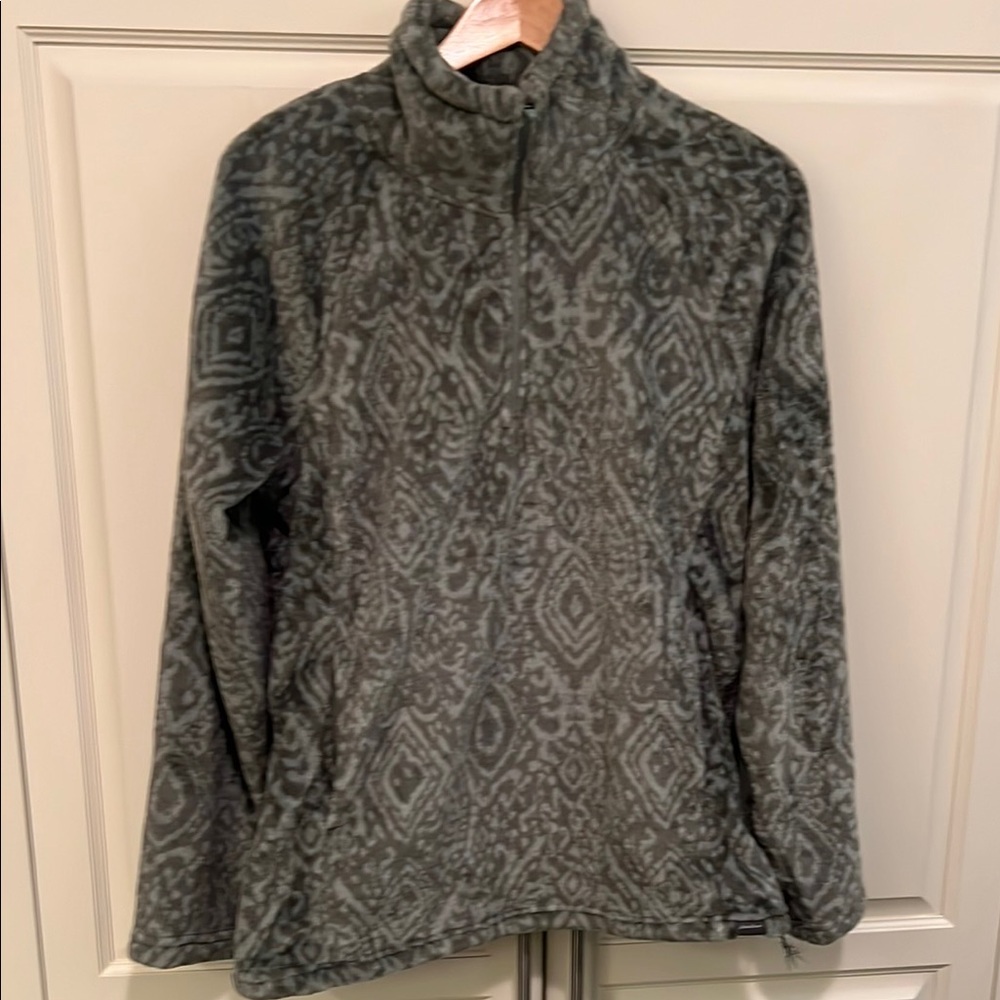 Eddie Bauer Gray Nordic Quarter Zip